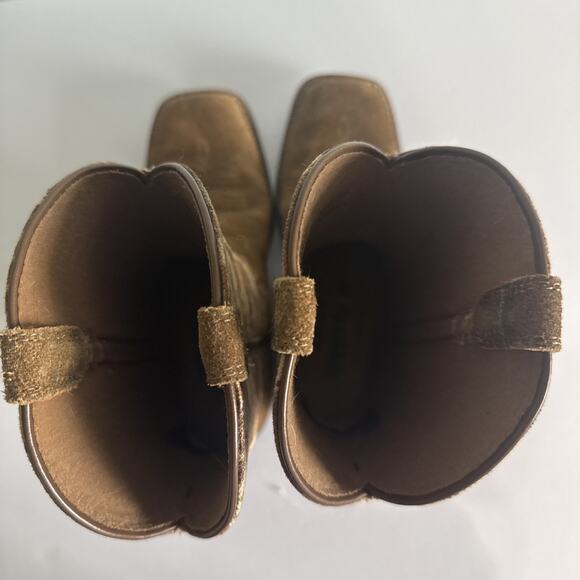 Ariat Western Boot Kids 1 Brown Desert Camo Patriot USA Flag Cowboy - Picture 5 of 8